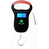 Waterproof Fishing scale with max 50kg,  tape 80cm and temperature